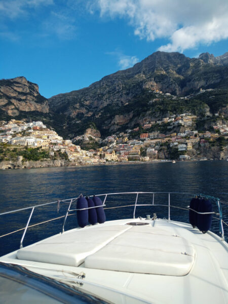 Positano from the sea